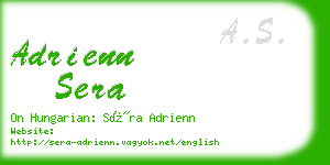 adrienn sera business card